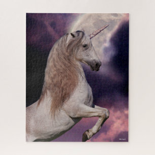 Quebra-cabeça Bob Langrish Cinza Unicorn Rearing