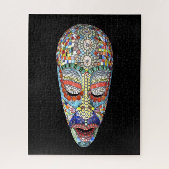 Quebra-cabeça Bob, por que a cara longa? Máscara de Mosaico (Vertical)