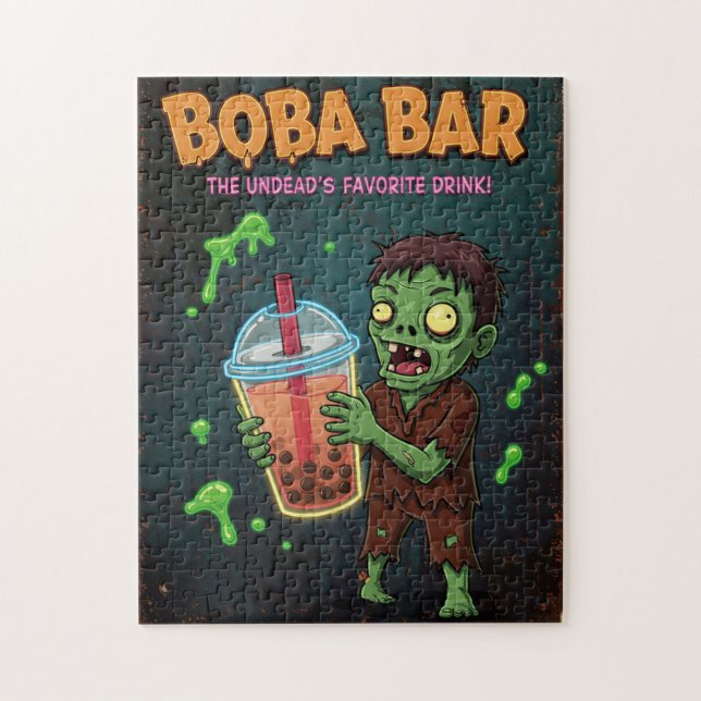 Quebra-cabeça Boba Bar – The Undead’s Favorite Drink! (Vertical)