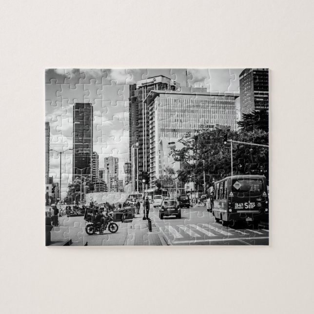 Quebra-cabeça Bogotá, Ruas da Cidade da Colômbia (Horizontal)