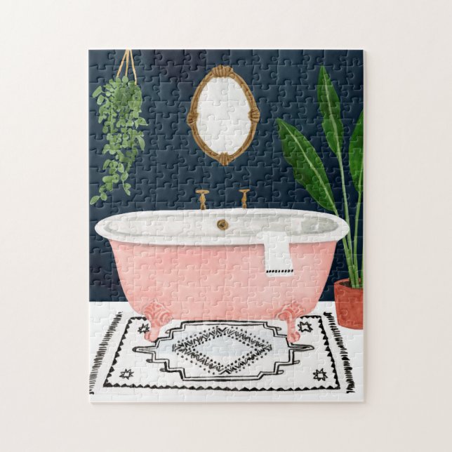 Quebra-cabeça Boho Bath II (Vertical)