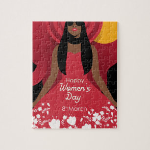 Quebra-cabeça Boho International Mulheres Day