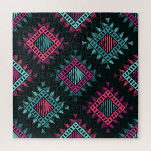 Quebra-cabeça Boho Spirit: Étnica Tribal Sem Olhos