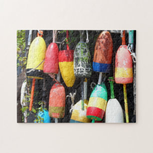 Quebra-cabeça Bóias Maine da pesca