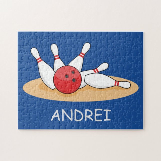 Quebra-cabeça Bola de boliche Escórias Personalizar (Horizontal)