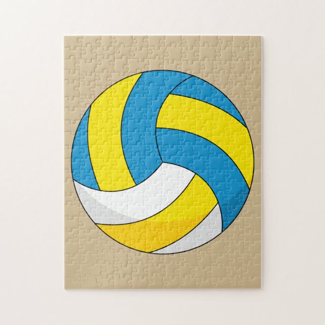 Quebra-cabeça Bola de Voleibol de Cartoon (Vertical)