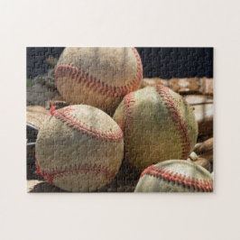 Quebra-cabeça Bolas de Baseballs e Luva