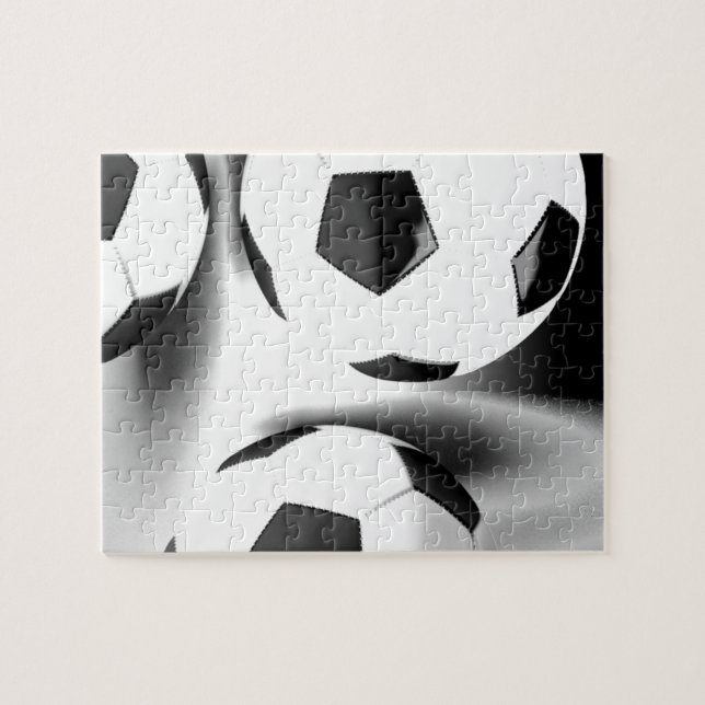 Quebra-cabeça Bolas de futebol (Horizontal)