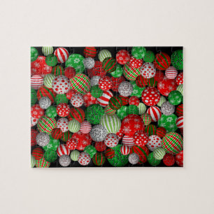 Quebra-cabeça Bolas de Natal 3D
