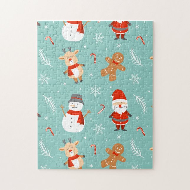 Quebra-cabeça Bold Christmas Aesthetic- Bright, Merry Holiday  (Vertical)