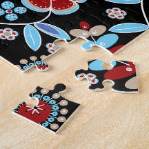 Bold Folk Floral Pattern