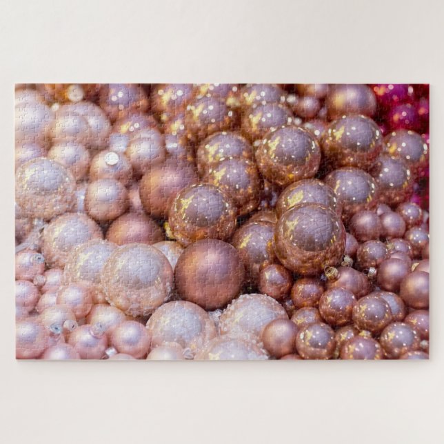 Quebra-cabeça Bolhas de decoração de Natal impossíveis (Horizontal)