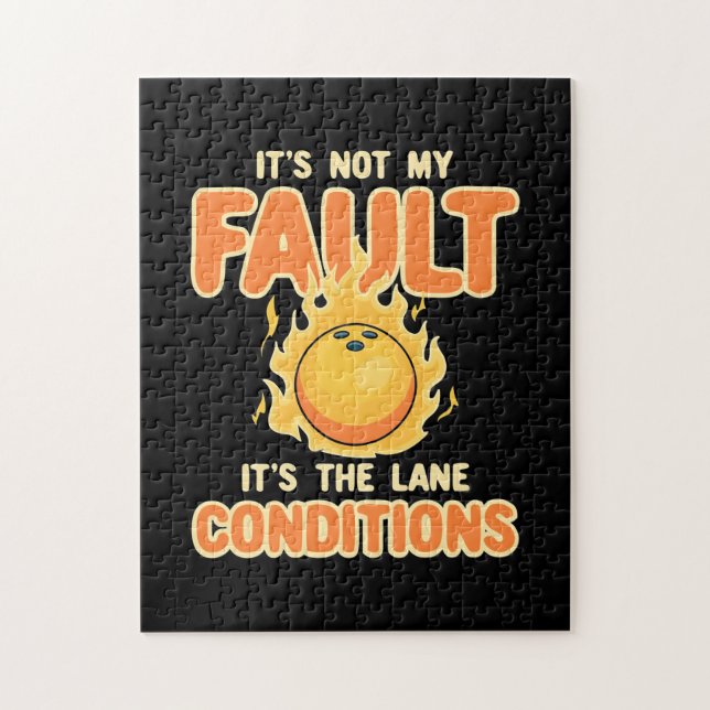 Quebra-cabeça Boliche É As Condições Da Faixa (Vertical)