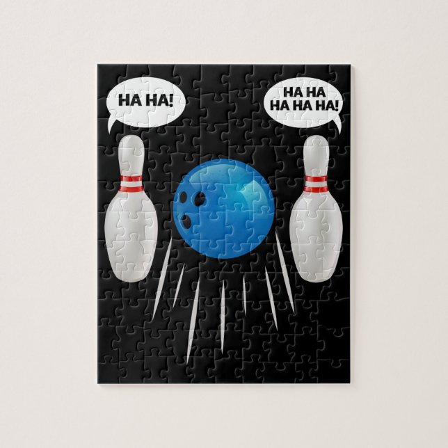 Quebra-cabeça Boliches Engraçadas - Presente Para Boliches (Vertical)