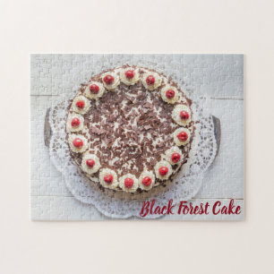 Quebra-cabeça Bolo da Floresta Negra para lama doce de gateau