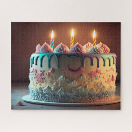 Quebra-cabeça Bolo de aniversário