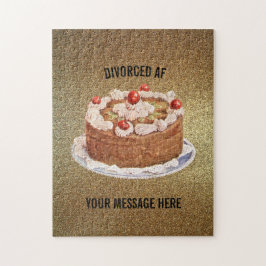 Quebra-cabeça Bolo Engraçado Divorciado AF