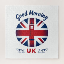 Bom dia Reino Unido - Union Jack & London Phone Bo