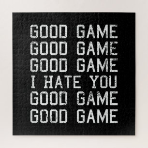Quebra-cabeça Bom Jogo Bom Jogo Eu Odeio Você Engraçado