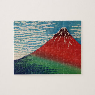 Quebra-cabeça Bom Vento Limpa Manhã Vintage Arte Japonesa