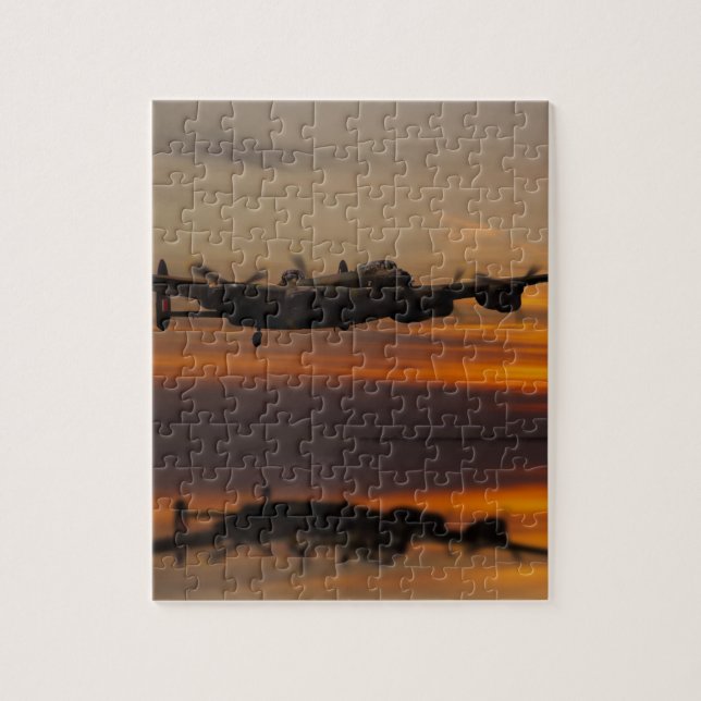 Quebra-cabeça bombardeiro de lancaster o estiramento da casa (Vertical)