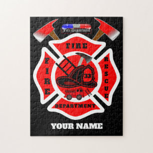 Quebra-cabeça Bombeiros Personalizados
