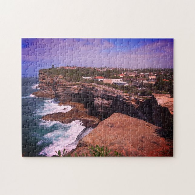 Quebra-cabeça Bondi Coast Panorama, Sydney Beach, Austrália (Horizontal)