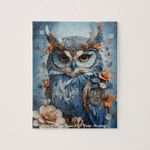 Quebra-cabeça Bonita Boho Owl