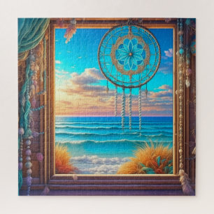 Quebra-cabeça Bonito Beachy Themed Dreamcatcher