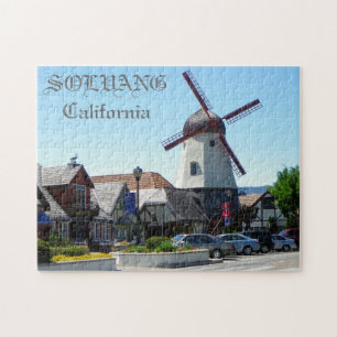 Quebra-cabeça bonito de Solvang!