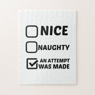 QUEBRA-CABEÇA BONITO NAUGHTY FOI FEITA UMA TENTATIVA
