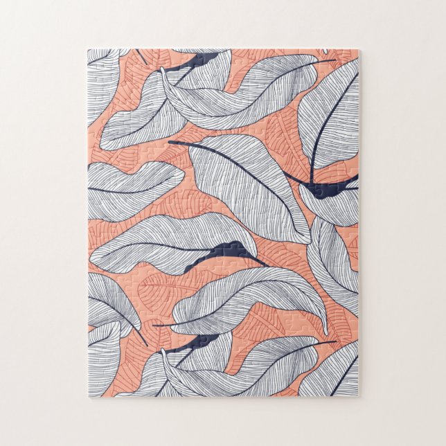 Quebra-cabeça Bonito Tropical Floral (Vertical)