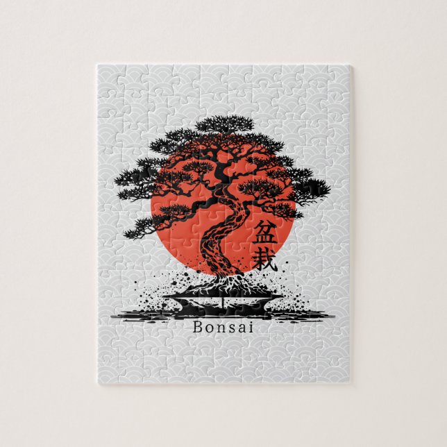 Quebra-cabeça Bonsai Japan Personalizado (Vertical)
