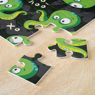 Quebra-cabeça Boo Octopus Green Kids Clothing & Décor