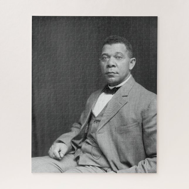Quebra-cabeça Booker Taliaferro Washington: Educador Negro (Vertical)