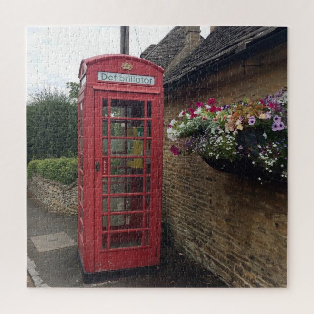 Quebra-cabeça Booth de Telefone Repropositado (Vertical)