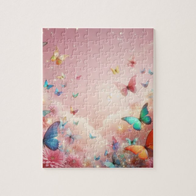 Quebra-cabeça borboleta (Vertical)