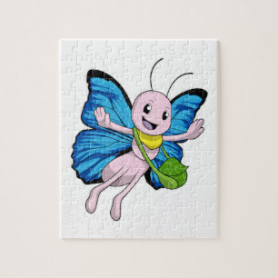 Quebra-cabeça Borboleta com Alça