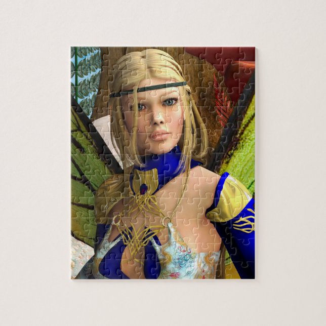 Quebra-cabeça Borboleta de fada (Vertical)