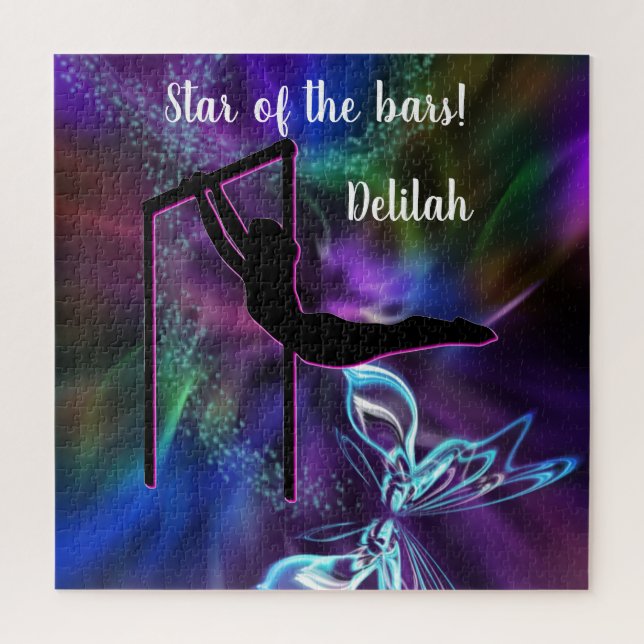 Quebra-cabeça Borboleta de ginástica Estrela dos Bares Personali (Vertical)