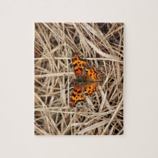 Quebra-cabeça Borboleta na palha