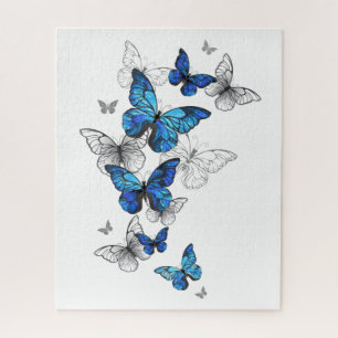 Quebra-cabeça Borboletas Azuis Morpho