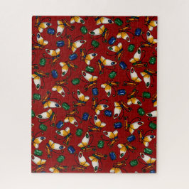 Quebra-cabeça Borboletas brancas laranja, Emerald, Sapphire em v