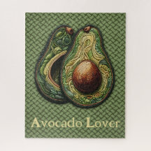 Bordado do Faux do Avocado Lover