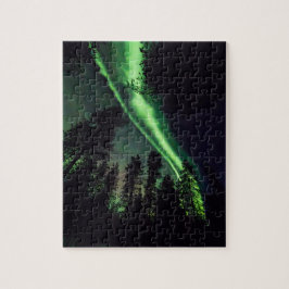 Quebra-cabeça Borealis da Aurora em Lapland finlandês