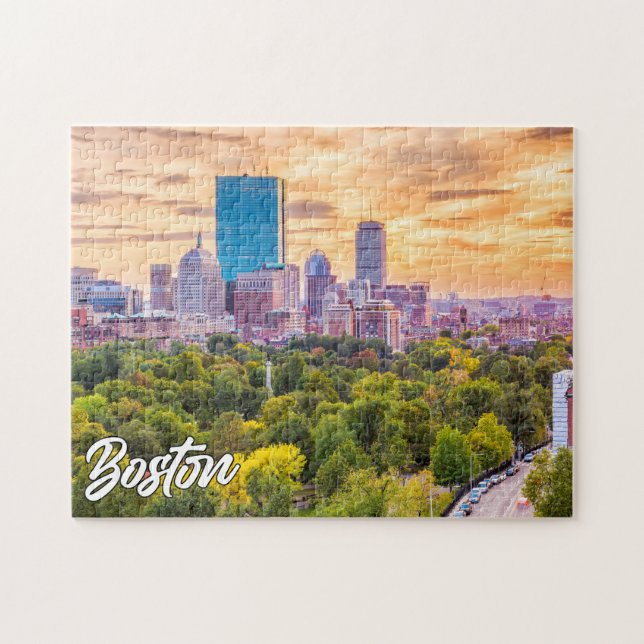 Quebra-cabeça Boston, Massachusetts, Estados Unidos (Horizontal)