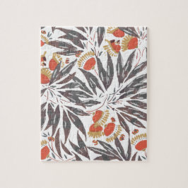 Quebra-cabeça Botanical seamless pattern, E. A. Séguy