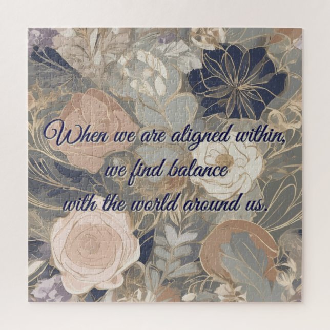 Quebra-cabeça Botânico Inspiracional (Vertical)