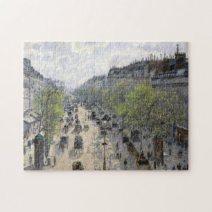 Quebra-cabeça Boulevard Montmartre Primavera Paris Camille Pissa