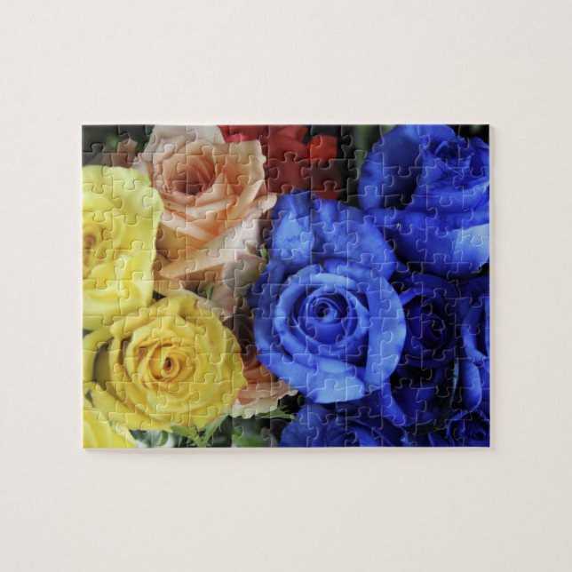 Quebra-cabeça bouquets de rosas frescas (Horizontal)